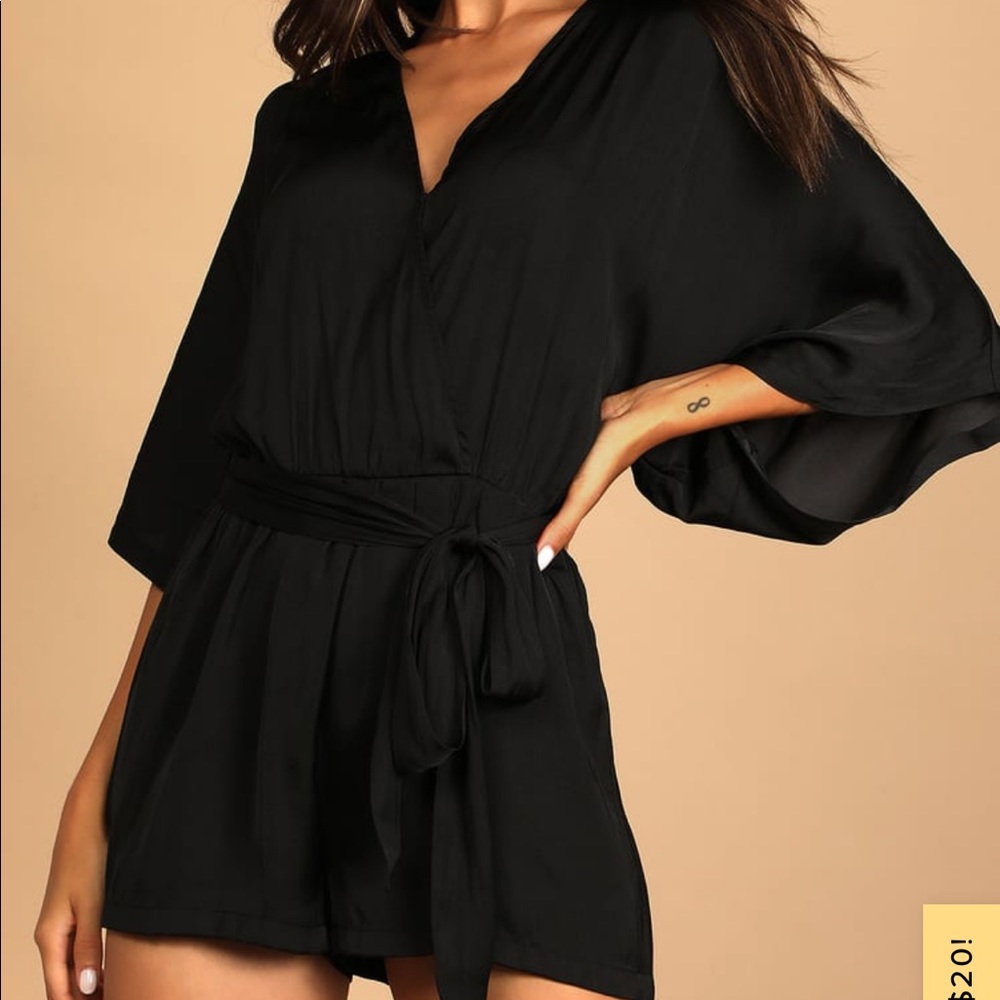 Lulus Black Romper